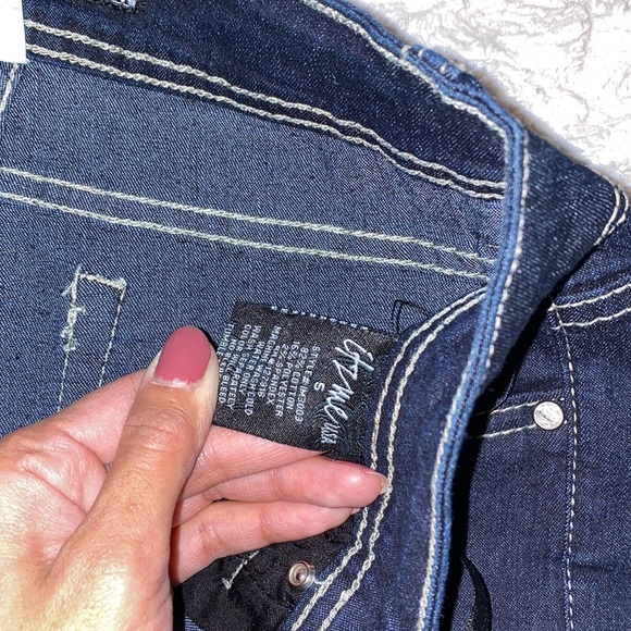 ITZ ME dark wash cropped jeans - Picture 6 of 7